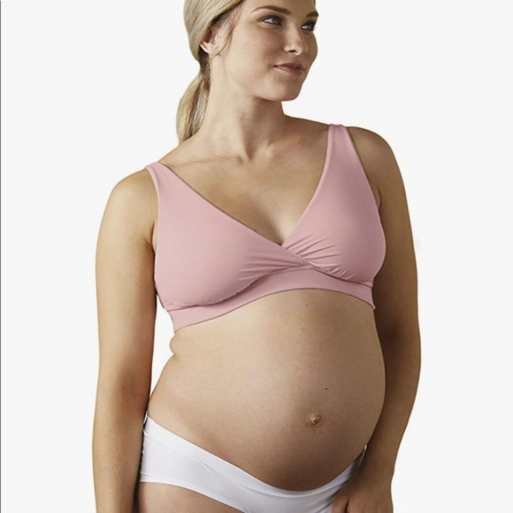 Bravado Ballet Nursing Bra 1260BA Adjustable Straps Maternity Bralette Striped